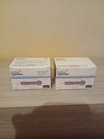 Lot de 2 boîte de lancette