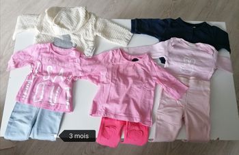 Lot fille 3 mois