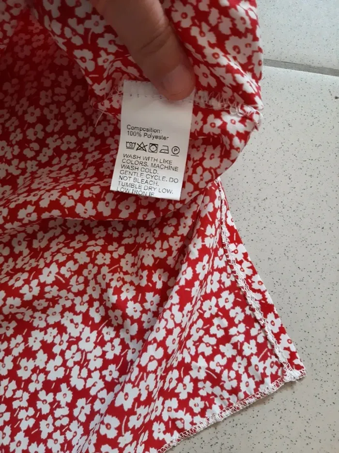 Robe rouge été taille xs - photo numéro 5