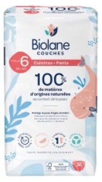 Couche culotte biolane T6