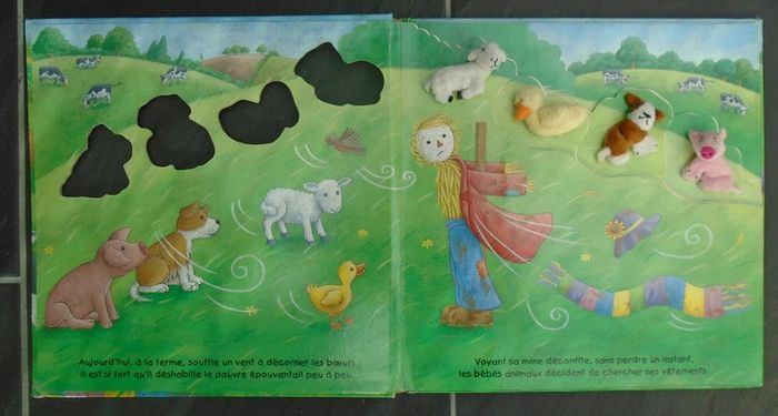 Adorable livre "Les amis de la ferme" - photo numéro 2