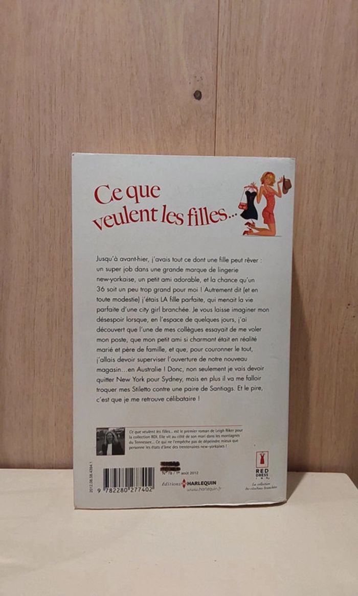 Livre broché Ce que veulent les filles Leigh Riker - photo numéro 2