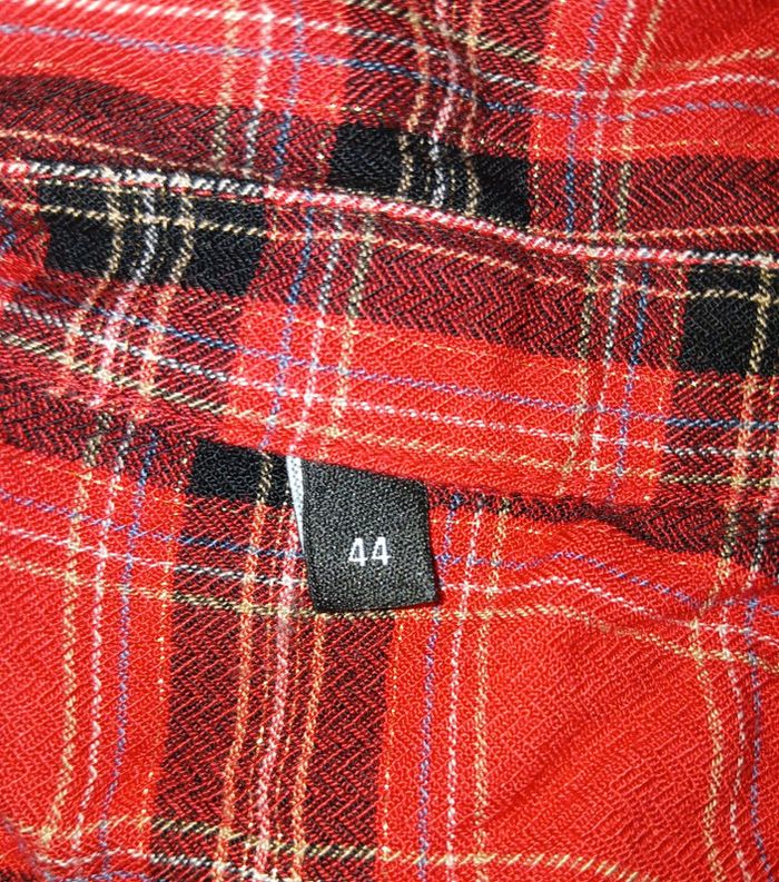 Chemise rouge à carreaux taille 44 - photo numéro 8