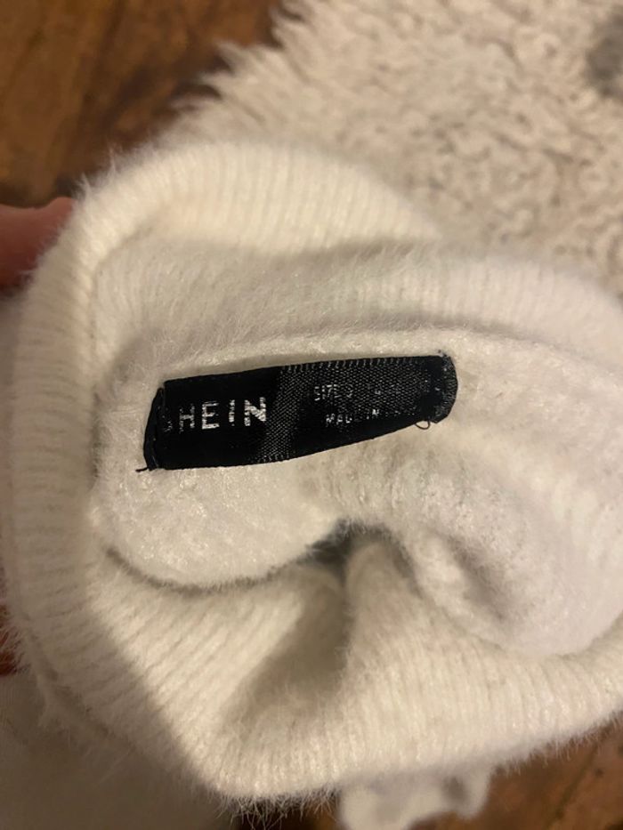 pull col roulé blanc - photo numéro 4
