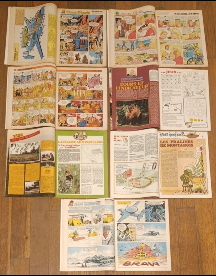 Lot de 7 anciens magazines Super As + superJ 1979/1980 Vintage - photo numéro 3