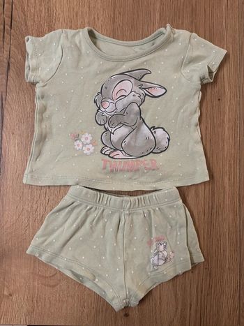 Ensemble short Panpan vert