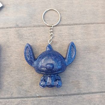 Porte clés Stitch bleu