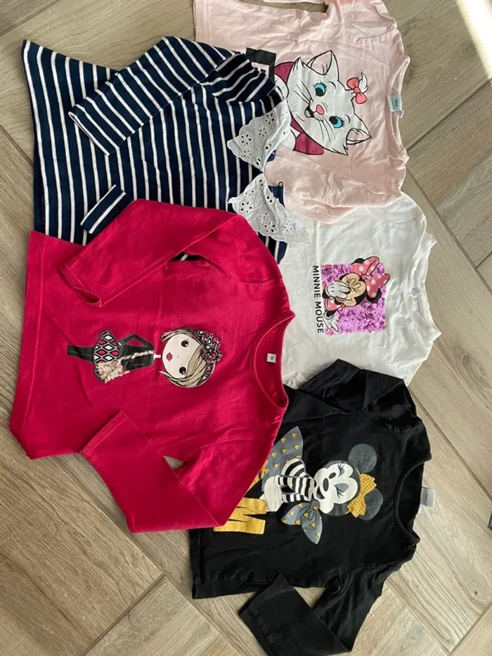 Lot t-shirt manche longue