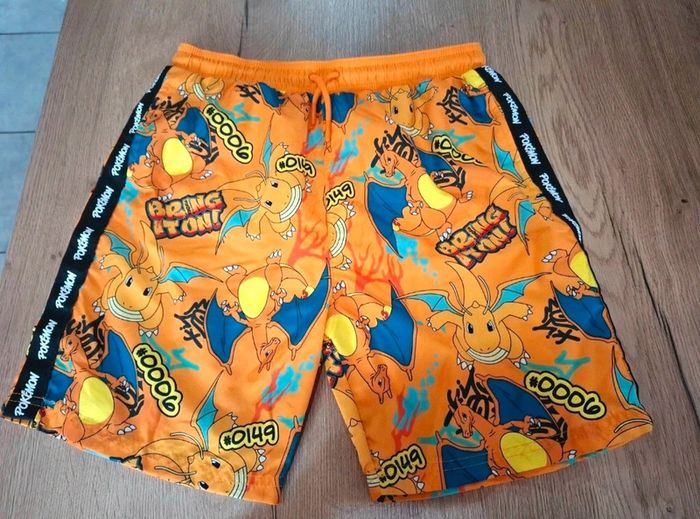 Short de bain dracaufeu