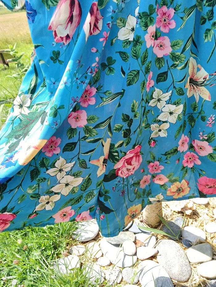 Combishort léger fleuri, Stradivarius, taille S. - photo numéro 6