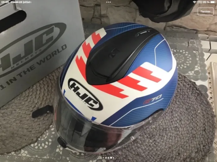 Casque hjc c70 comme neuf - photo numéro 9