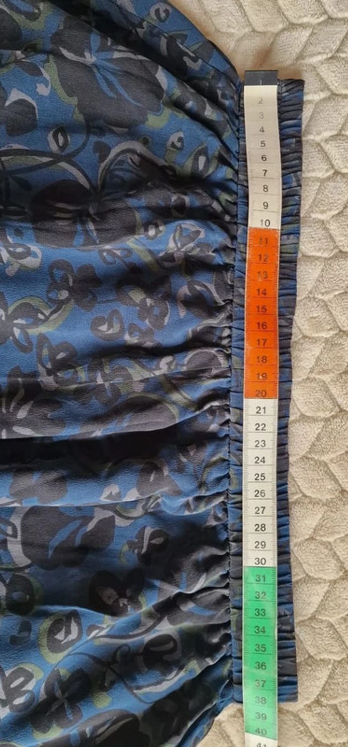 Mini jupe Kenzo en soie taille elastiquée et poches taille 40 - photo numéro 9