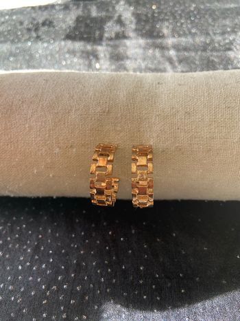 Boucles d'oreilles 25mm dorées