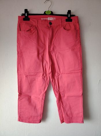 Pantacourt rose 