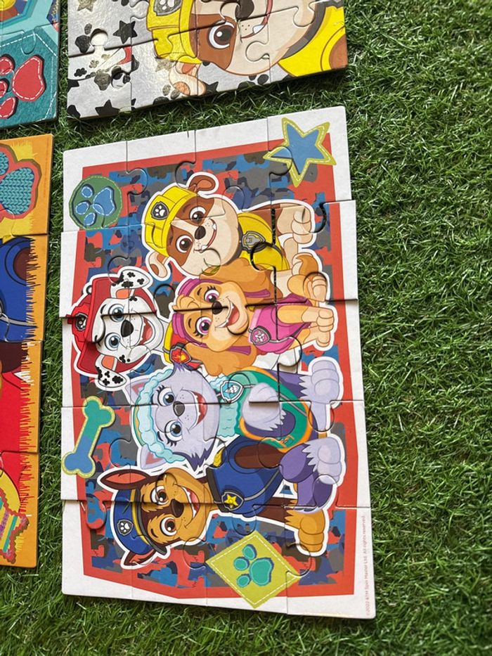 4 puzzles évolutifs pat patrouille à partir de 3ans - photo numéro 5