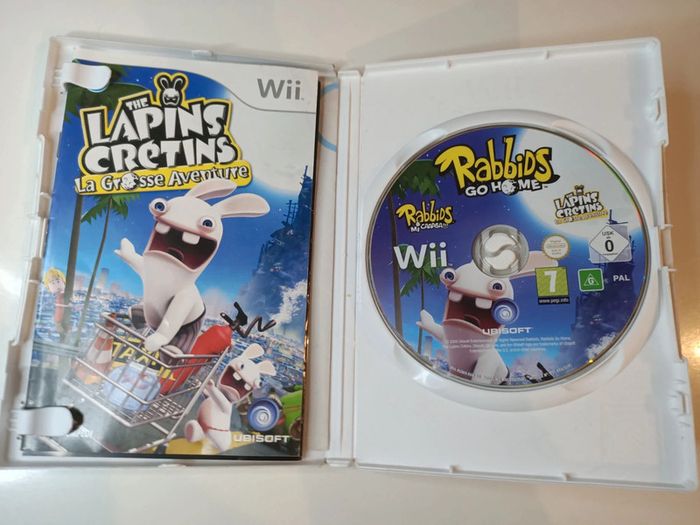 Jeu Nintendo Wii les lapins crétins la grosse aventure - photo numéro 3
