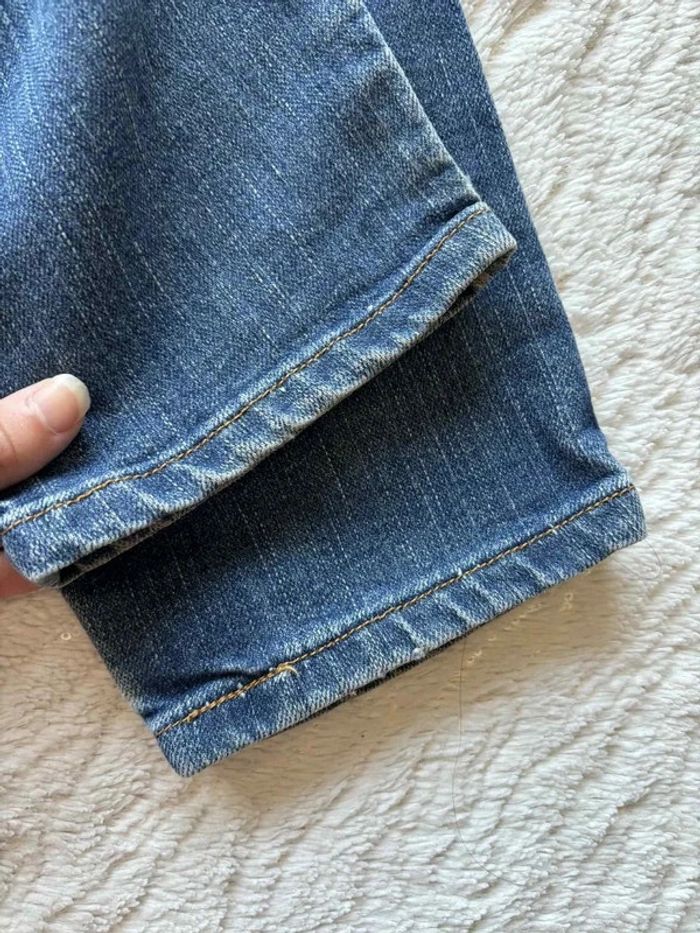 Jean Levi's 512 femme vintage (W30 L30 L/40) bleu Classic Slim Tapered Mexico taille haute – Rare - photo numéro 15