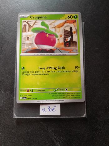Carte Pokémon Croquine 8/197