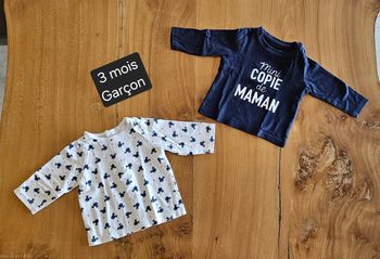 Lot de tee-shirts manches longues bébé garçon