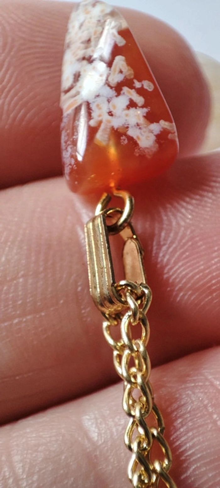 Collier pendentif petite pierre - photo numéro 6