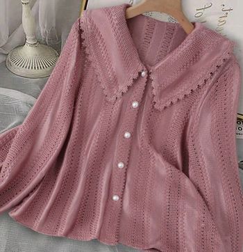 Chemise mode grand col taille 42