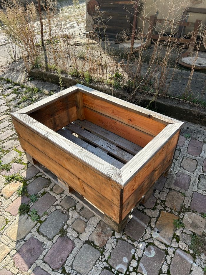 Jardinières en pin à monter soit même