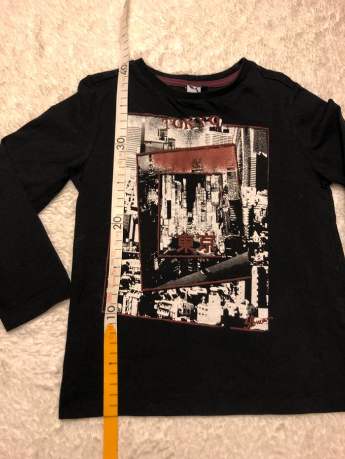 Tee shirt noir Tokyo G3a - photo numéro 2