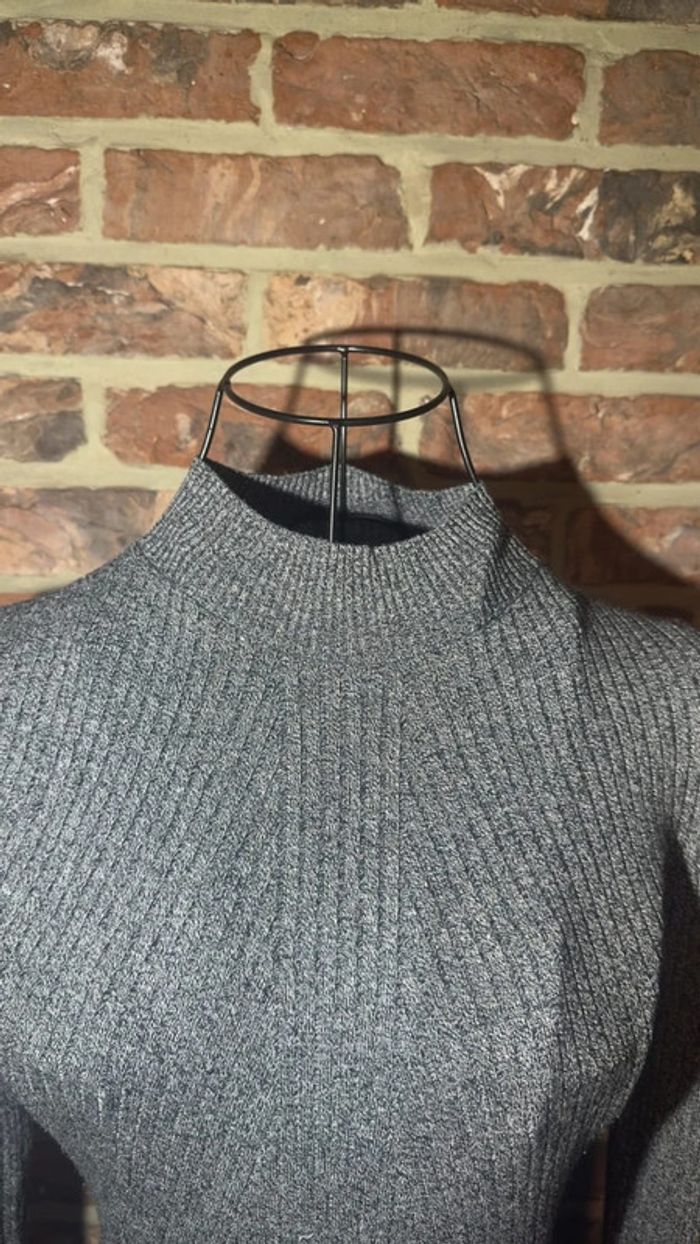 Haut a longues manches gris ligné H&M Taille S / 36 - photo numéro 6