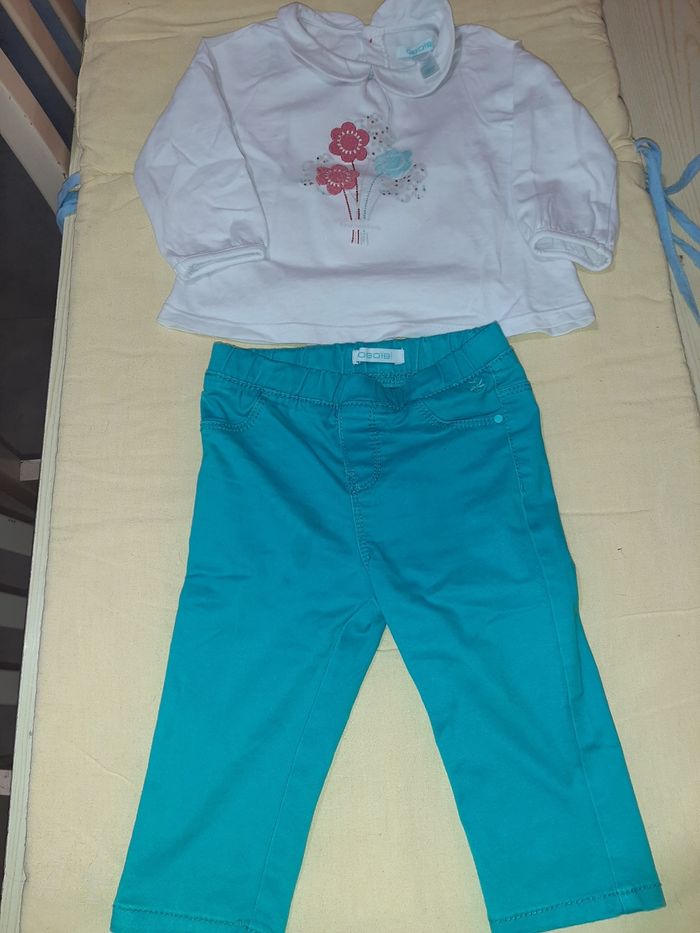 Ensemble fille 12mois