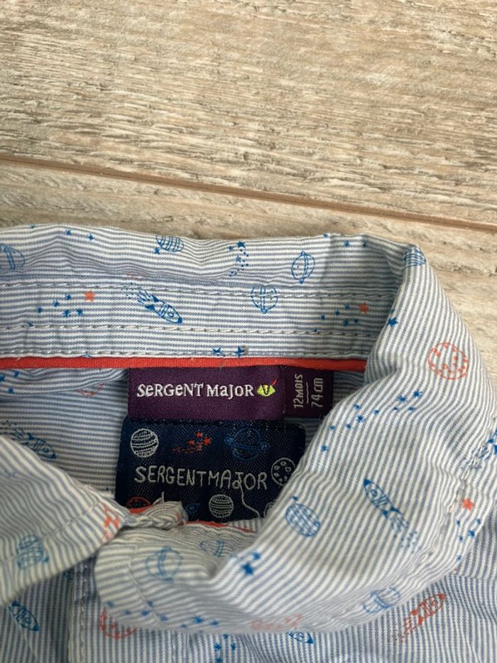 Chemise garçon sergent major taille 12 mois - photo numéro 7