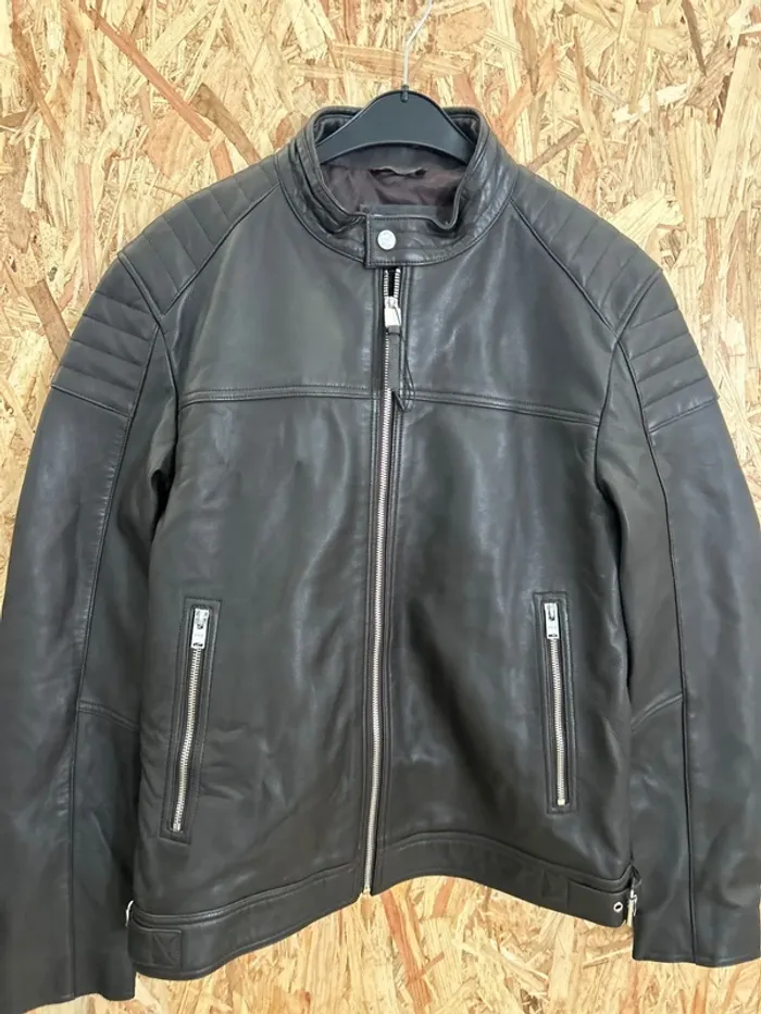 Veste en cuir mango MNG - photo numéro 2