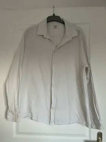 Chemise manches longues blanches homme Celio XL très bon état🤍