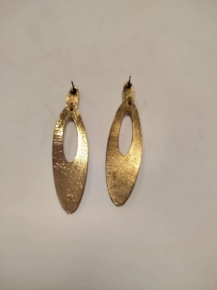 Boucle d'oreilles or pendantes - BO06 - photo numéro 4