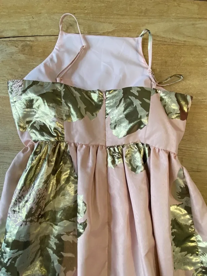Robe courte rose et dorée ASOS - photo numéro 2