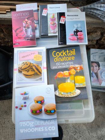 Lot de livres pâtisserie