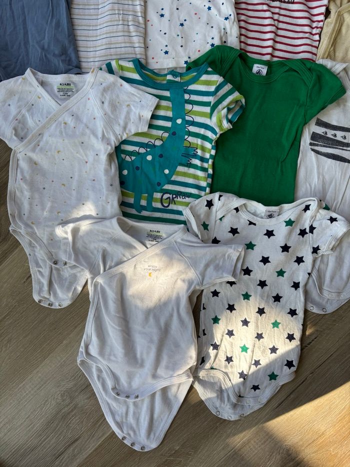 Lot body garçon taille 12 mois Multimarques - photo numéro 3