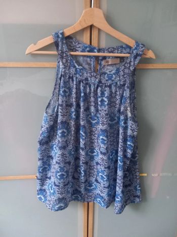 Blouse Bleue Taille 46