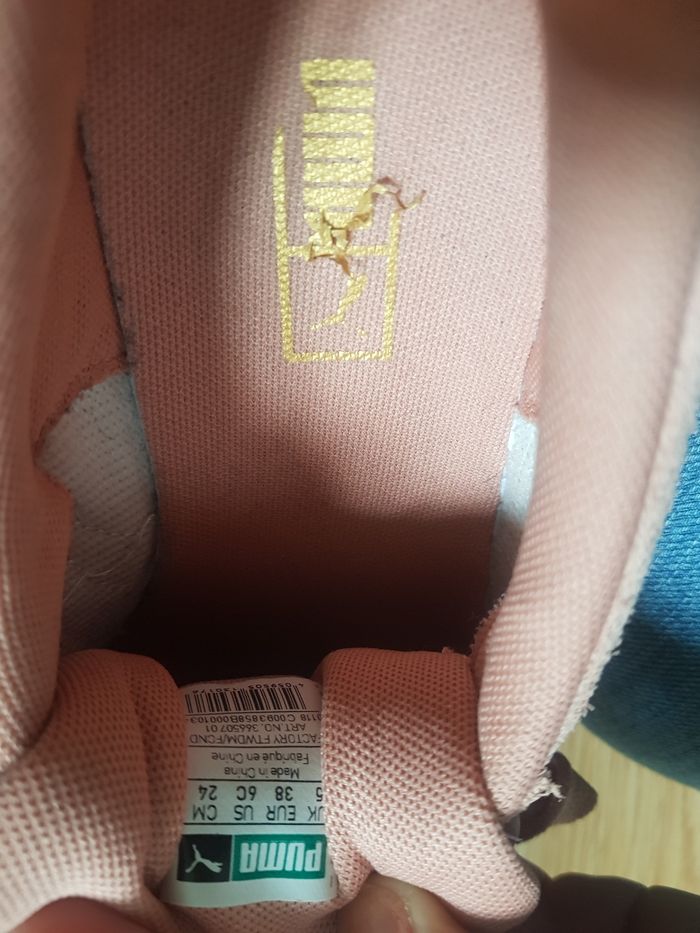 Baskets Puma rose pointure 38 - photo numéro 2
