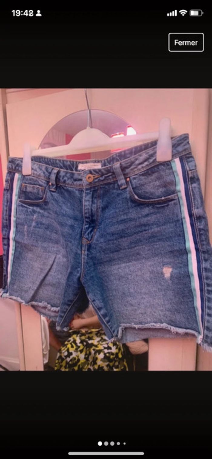 Short en jean été