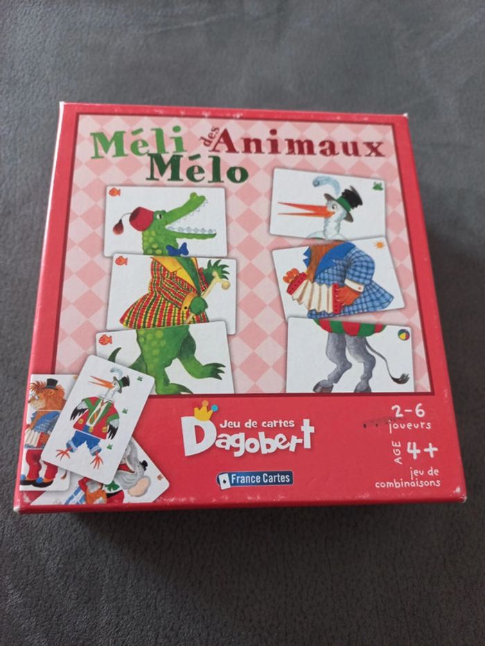 Méli mélo des animaux france cartes
