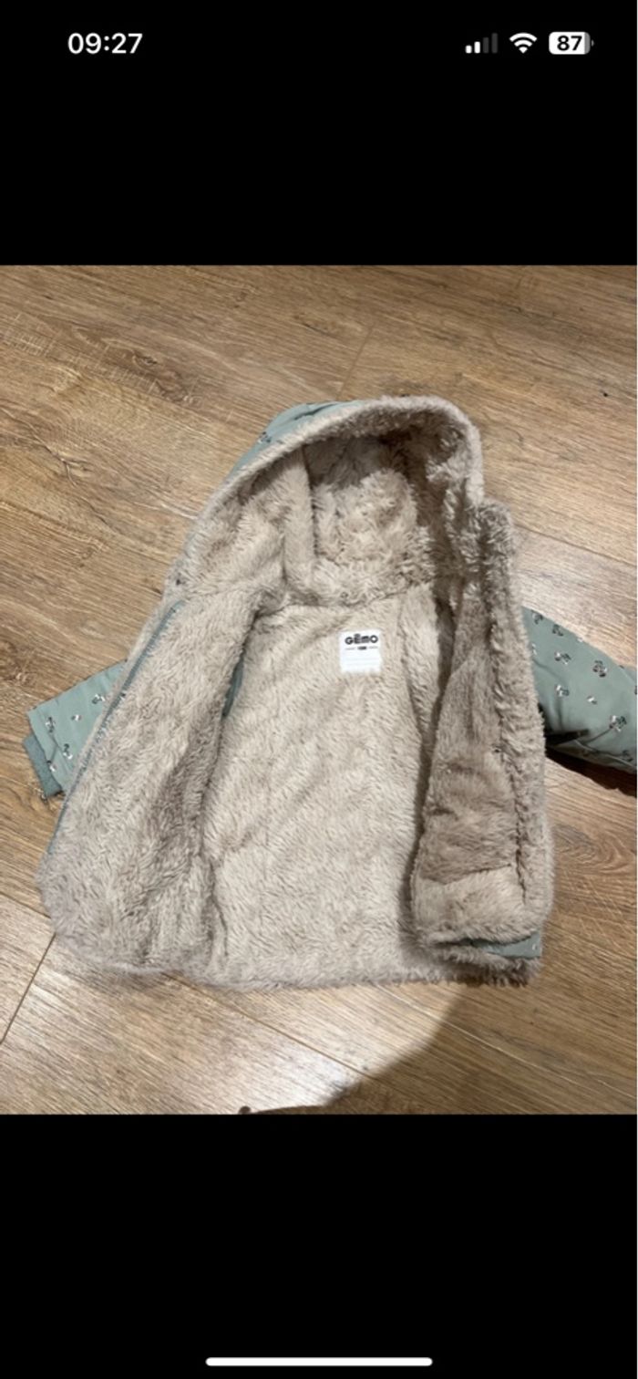 Manteau hiver fille. Taille 18 mois - photo numéro 2