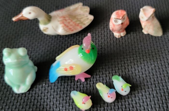 Miniatures Lot ou à l'unité vintage Verre + Porcelaine - photo numéro 2