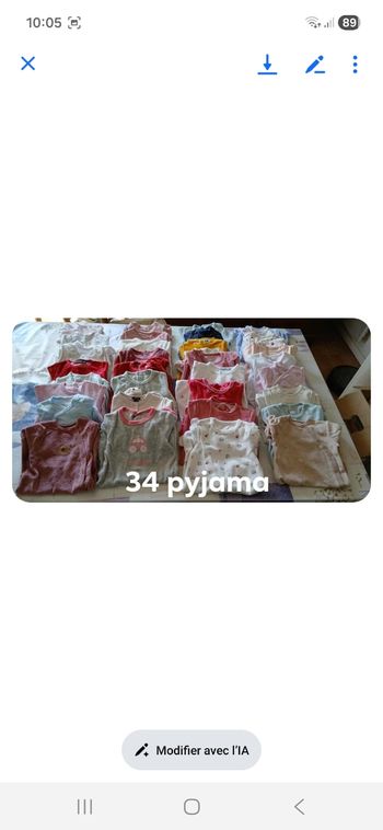 Lot 34 pyjama 