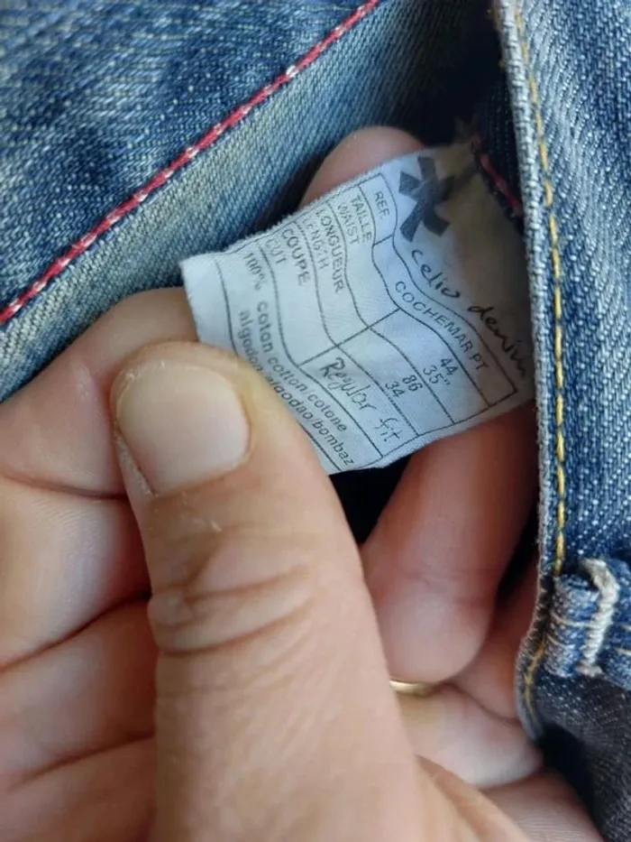 Jean Celio Denim W44L34 Regular Fit FR 44 - photo numéro 8