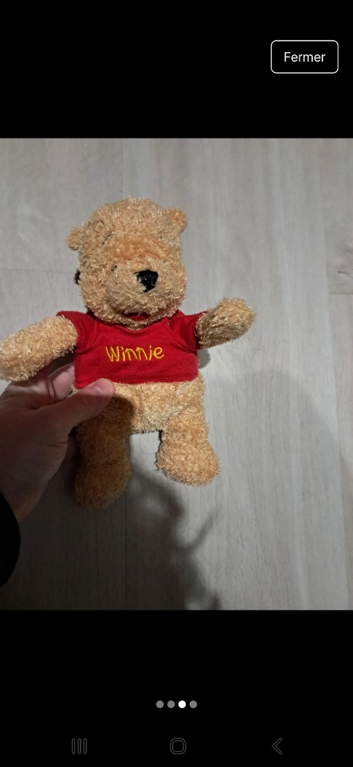 Peluche winnie l'ourson vintage 2002 - photo numéro 3