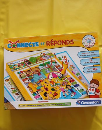 jeu connecte et reponds enfants de 4/6 ans