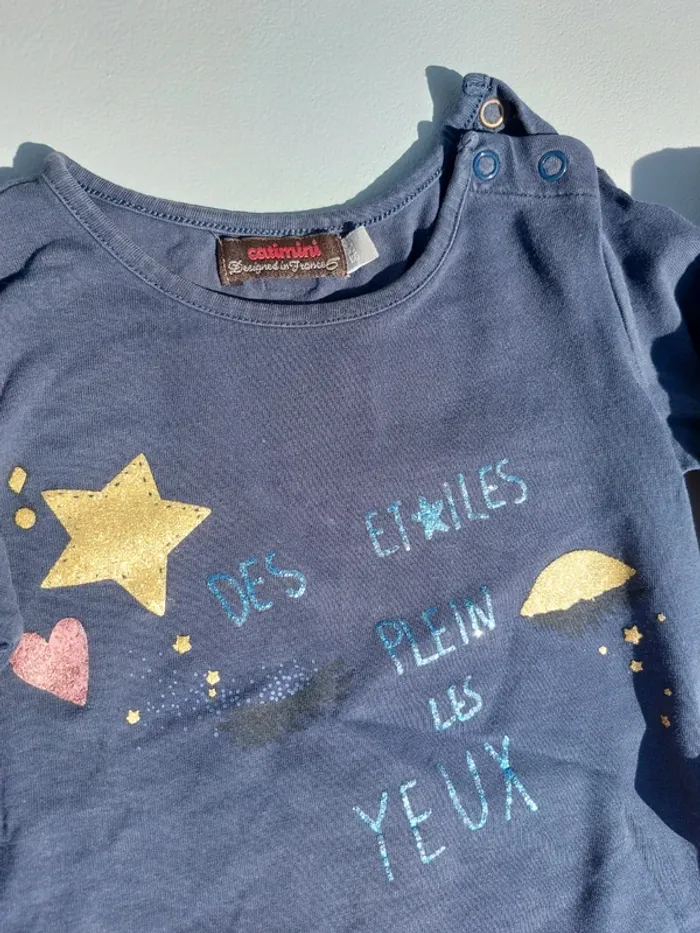 Lot 5 t-shirts manches longues 24 mois - photo numéro 3