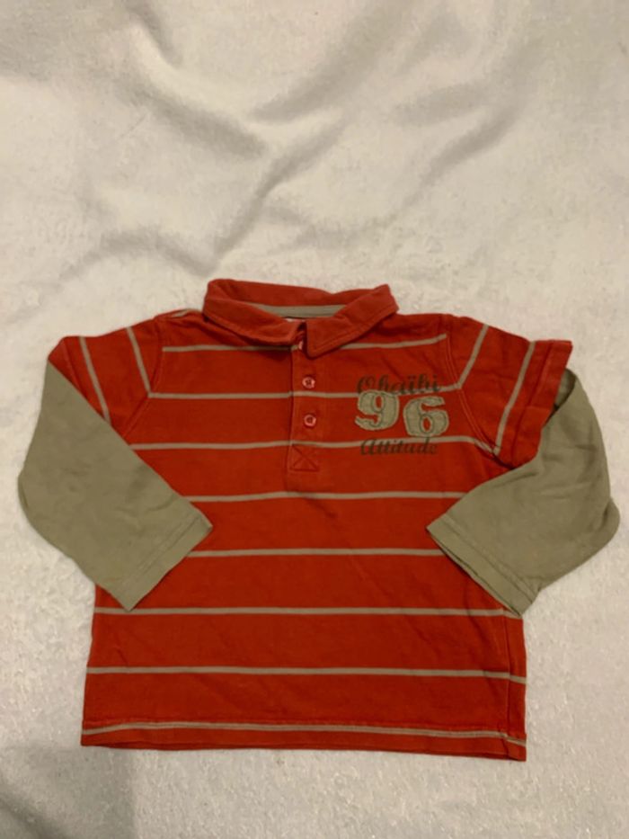 Polo longues manches