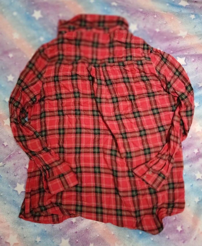 Chemise rouge à carreaux taille 44 - photo numéro 2