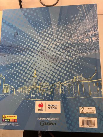 Album et pochettes panini rugby